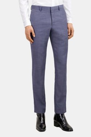 Pantalon de costume en laine - Bleu