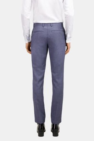 Pantalon de costume en laine - Bleu