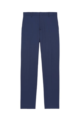 Pantalon de costume en laine - Bleu