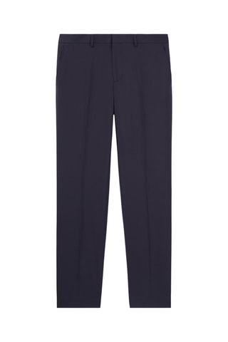 Pantalon de costume en laine - Bleu marine
