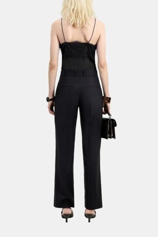 Pantalon de costume en laine - Noir