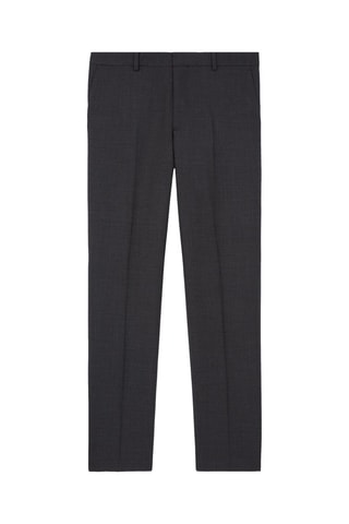 Pantalon de costume en laine - Noir et gris