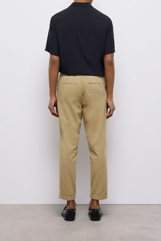 Pantalon droit - Beige