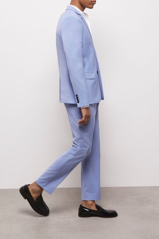 Pantalon de costume en laine - Bleu clair