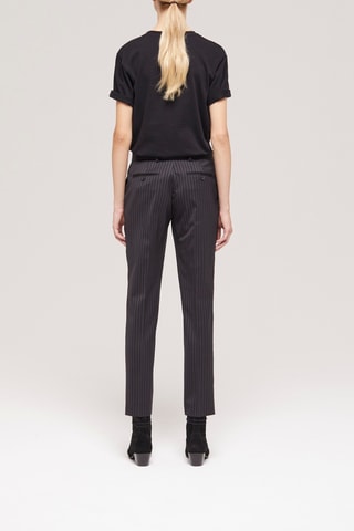 Pantalon de costume en laine - Noir et gris