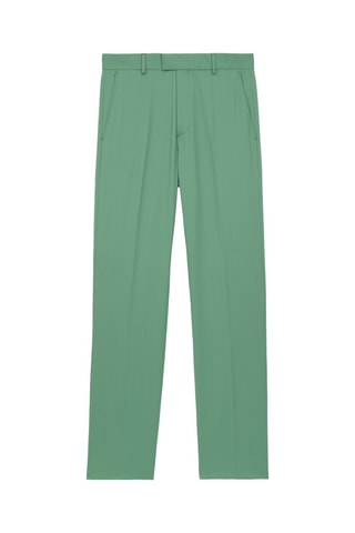 Pantalon de costume en laine - Vert