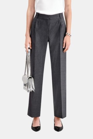 Pantalon de costume en laine - Gris