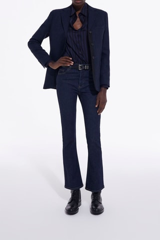 Blazer en laine - Bleu marine