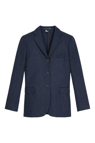 Blazer en laine - Bleu marine