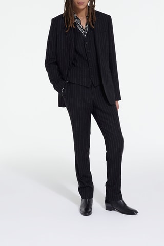 Blazer en laine Noir