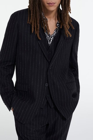 Blazer en laine Noir