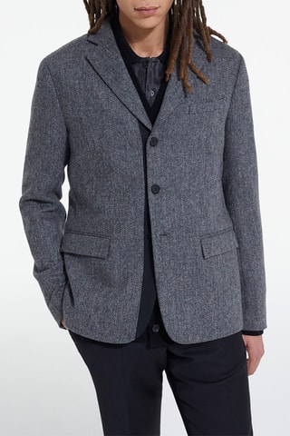 Blazer en laine Gris