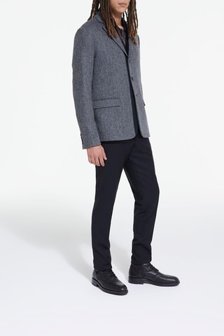 Blazer en laine Gris