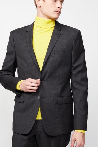 Blazer en laine Noir