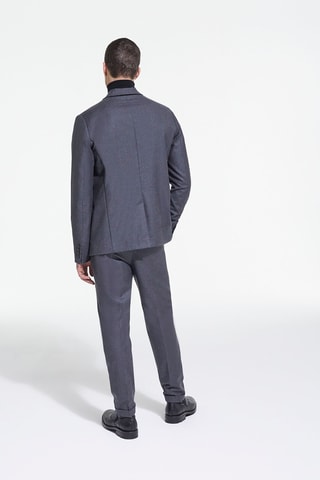 Blazer en laine Gris chiné