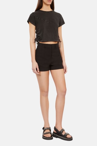 Short en laine - Noir