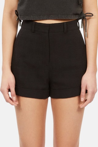Short en laine - Noir