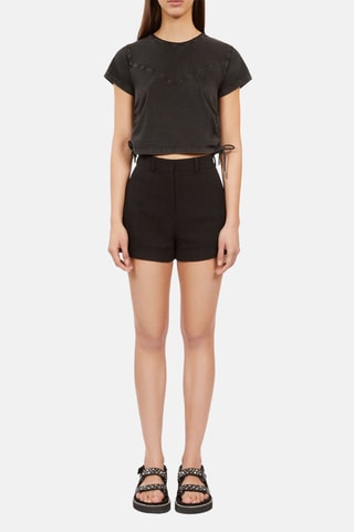 Short en laine - Noir
