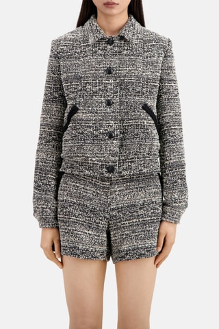 Veste en tweed - Gris