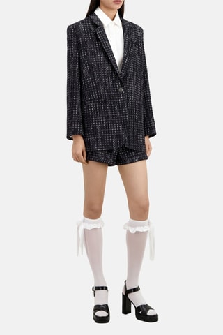 Veste en tweed - Noir