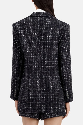 Veste en tweed - Noir