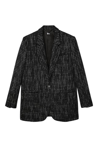 Veste en tweed - Noir