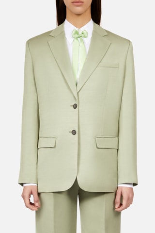 Veste en lin - Vert clair