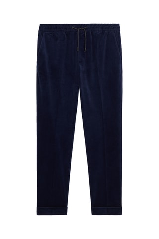 Pantalon en velours - Bleu marine