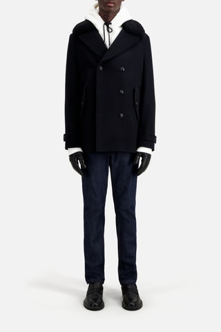 Caban en laine - Noir