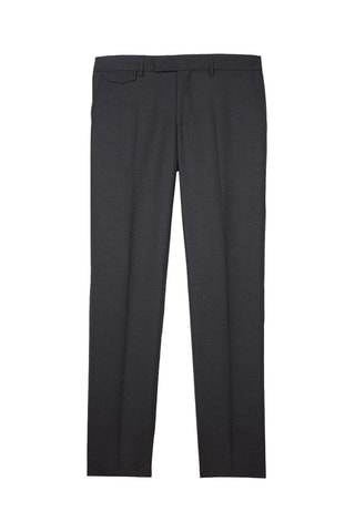 Pantalon de costume en laine - Gris foncé