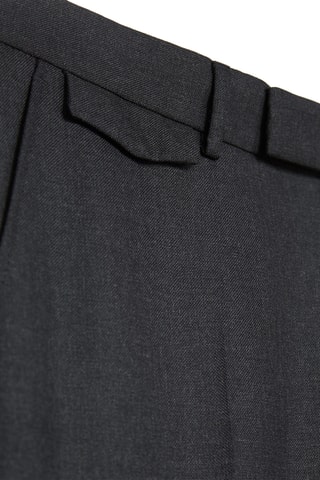 Pantalon de costume en laine - Gris foncé