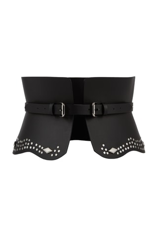 Ceinture en cuir - Noir