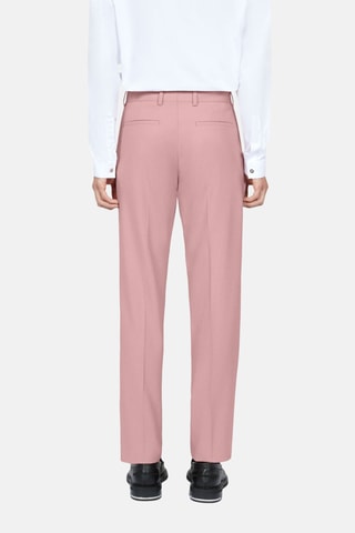 Pantalon de costume en laine - Rose