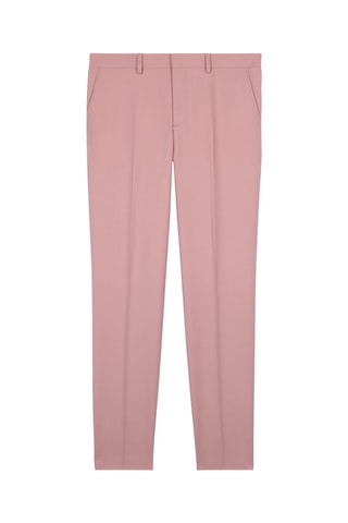 Pantalon de costume en laine - Rose
