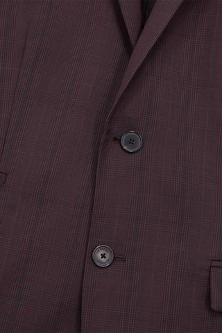 Veste de costume en laine - Bordeaux