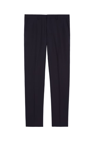 Pantalon de costume en laine - Bleu marine