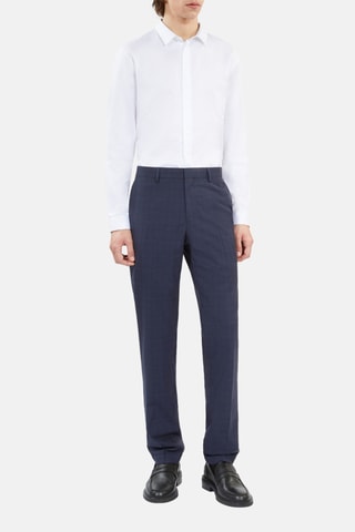 Pantalon de costume en laine - Bleu