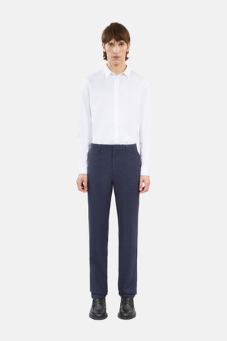 Pantalon de costume en laine - Bleu
