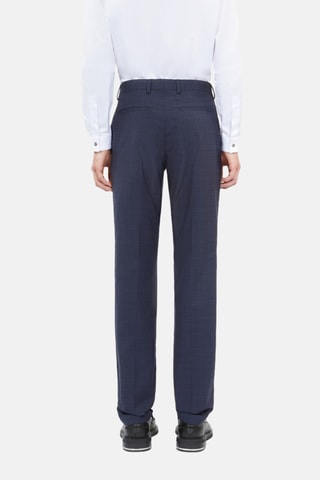Pantalon de costume en laine - Bleu