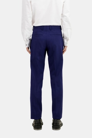 Pantalon de costume en laine - Bleu