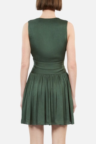 Robe patineuse - Vert foncé