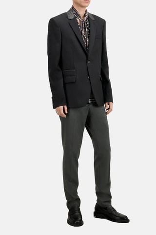 Veste de costume en laine - Noir