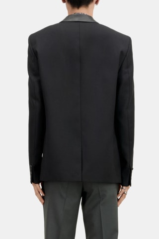 Veste de costume en laine - Noir