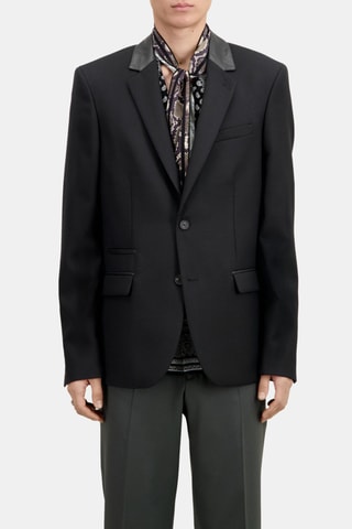 Veste de costume en laine - Noir