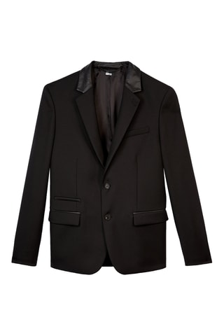 Veste de costume en laine - Noir
