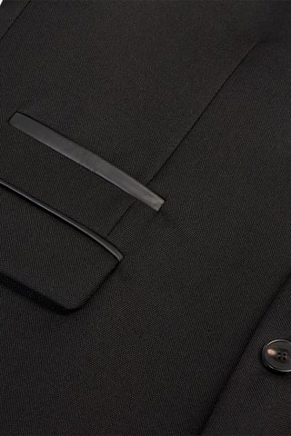 Veste de costume en laine - Noir