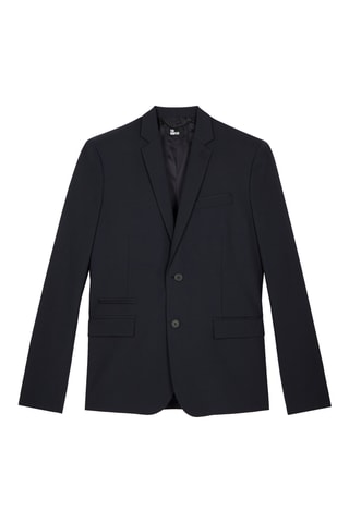 Veste de costume en laine - Bleu marine