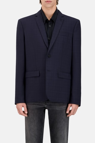 Veste de costume en laine - Bleu