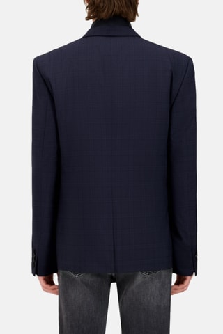 Veste de costume en laine - Bleu