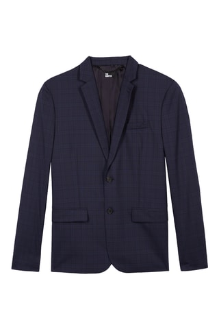 Veste de costume en laine - Bleu